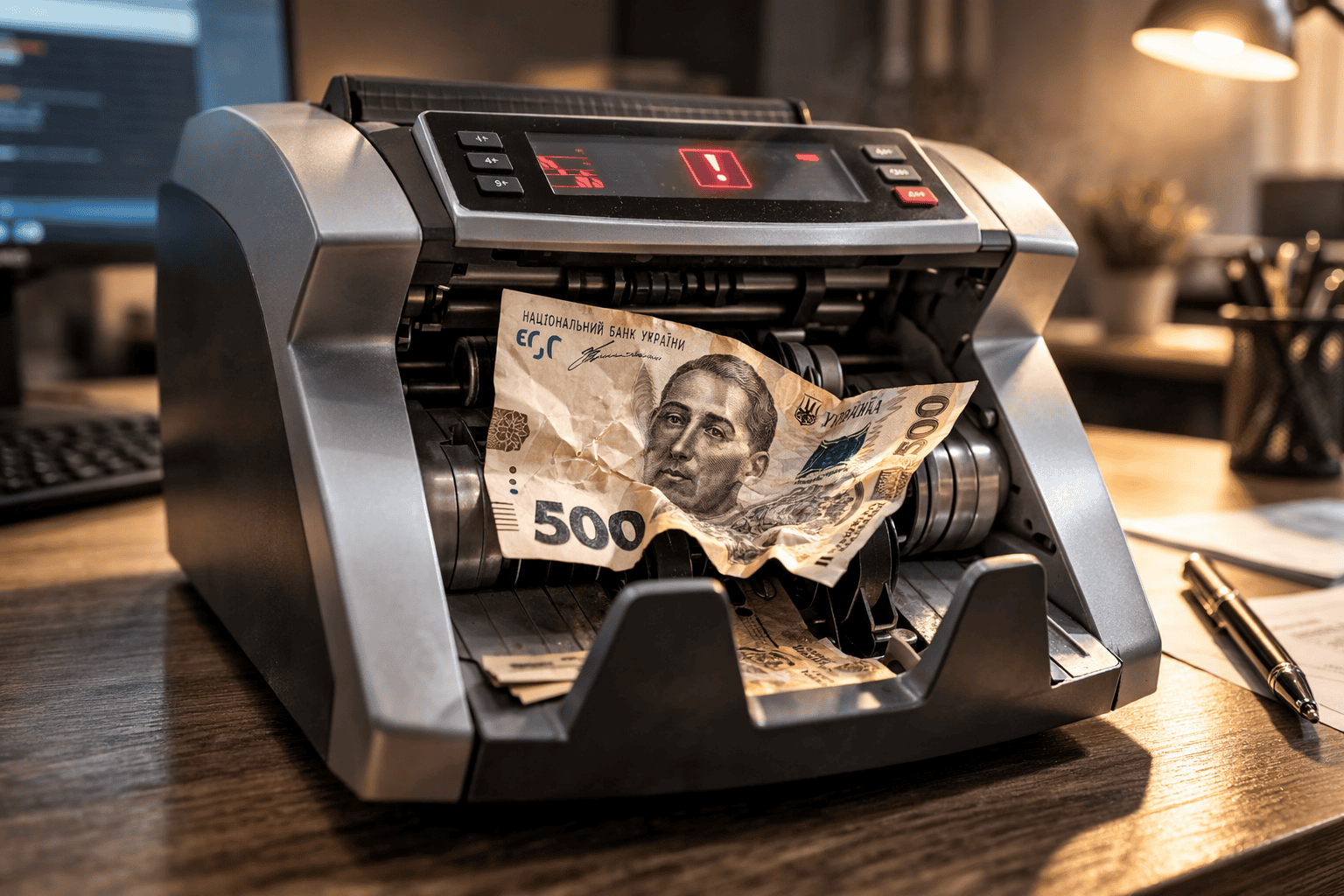 Лічильник банкнот жує, заминає або зупиняється: 5 причин і що перевірити перед дзвінком у сервіс